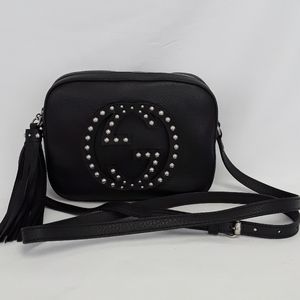 Gucci Soho studded leather disco bag
